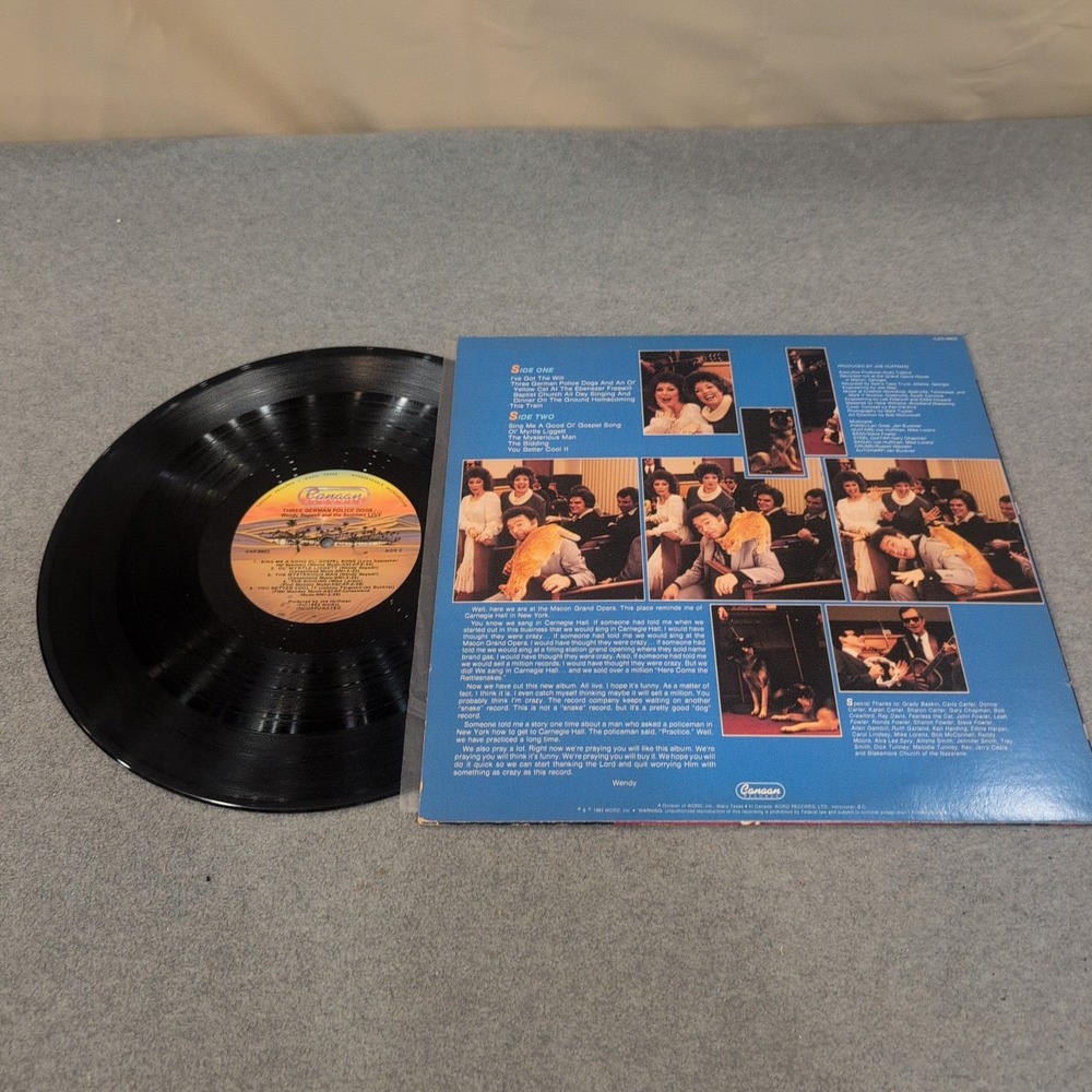 Wendy Bagwell and the Sunliters Live Vinyl LP Record Canaan CAS-9869 Gospel - Picture 2 of 2